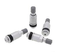 TPMS Tire Pressure Sensor Valve Stem Set, Metal Construction, Silver, for and For Vehicles