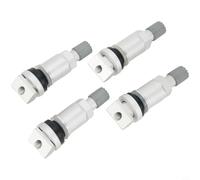 TPMS Valve Stem Replacement Kit for BMW For X1/X2/X3 - Stainless Steel Tubeless Tire Pressure Sensor Valve, Direct Fit, 4-Pack, Silver (5.5 x 1.2 cm)