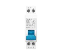 TPN 1P+N Circuit Breaker MCB 6A 10A 16A 20A 25A 32A Din Rail Mounting Miniature Household Air Switch NWPNLXEA(16a)