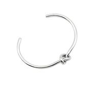 Tpocean 1 Pcs Love Knot Bracelet Copper Arm Cuff Bangle 6 CM Open Cuff Bangles Statement Bracelets for Women Ladies, 6 cm, no gemstone