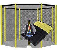 Tpoline Safe Net for 153-488cm Tpolines, Tear-Resint Design, Fits 6/8/12 Pole Models, Ideal for Outdoor Use, Enhanced Safe for Kids & Family Fun