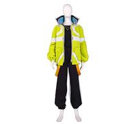 TPone Full Set Cyberpunk Jacket Costume, Unisex David Martinez Cosplay Costume Coat+Pant+T-shirt (Large), Yellow