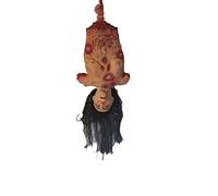 TPOne Hanging Rotten Half Body Props, Halloween Hanging Woman Dead Body Decoration,Scary Life-Size Bloody Fake Corpse Realistically Latex Pendant Haunted House Prop Yard Outdoor Decoration