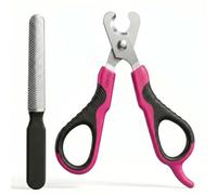 Tpotato Cat Nail Clipper with Nail File,Stainless Steel Cat Nail Trimmer for Indoor Cats,Professional Kitten Nail Clipper for Small Large Adult Cats Claws and Toenail