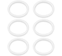 TPPIG 6 Pack Rubber Gaskets Replacement Seal White O-Ring for Ninja Juicer Blender Cups Seals BL770 Small
