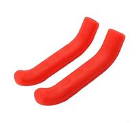 TPR Brake Lever Covers Compatible With Road And Mountain Bikes - Secure-Fit Design Prevents Shifting During Use(Red)