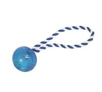 Tpr dog ball with rope Nobby Pet