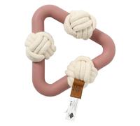 Tpr dog toy with rope D&D Home Milou Rosewood