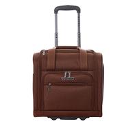 TPRC 15-inch Smart Under Seat Carry-on Luggage with USB Charging Port, Brown, Underseater 15-Inch, 15-inch Smart Under Seat Carry-on Luggage with USB Charging Port