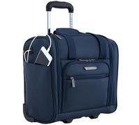 TPRC 15-inch Smart Under Seat Carry-on Luggage with USB Charging Port, Navy Blue, Underseater 15-Inch, 15-inch Smart Under Seat Carry-on Luggage with USB Charging Port