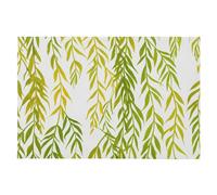 TPRDHK Falling Leaves Soft Faux Cashmere Rug for Bedroom Living Room, Non-Slip Floor Mat with Rubber Backing, Washable Carpet for Home Décor