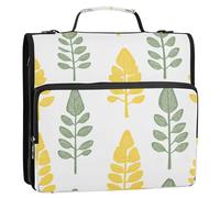 TPRDHK Strange Tree Zipper Binder with 3 Ring D-Ring, Expanding File Folder Organizer with Shoulder Strap & Handle for Office Use