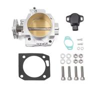 TPS Throttle Body Position Sensor For RSX DC5 For CIVIC SI EP3 K20 K20A 70MM CNC Intake RS-THB003-70mm Throttle Body Actuator(Silver)
