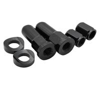 TPSCUN Motocross CNC Valve Cap Dirt Bike Rim Lock Nuts Bolts Spacer Compatible With YZ250F YZ450F WR250R WR450R WR250F WR450F Part