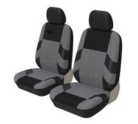 TPSOBRU 2 X Car Seat Covers Set Universal Most Car Covers Seat Cover With Tire Trace Craftsmanship Car Seat Covers
