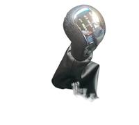 TPSOBRU Car Shift Knobs for Chevrolet for Matiz for Spark M300 2011 2012 2013 2014 2015 2016 PU Leather Boot Cover Car 5 Speed Manual Gear Shift Knob(Chrome Knob Suit)