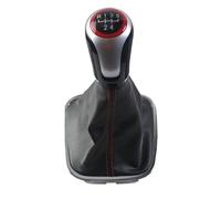 TPSOBRU Car Shift Knobs for VW for Polo 6R 6C Hatchback Sedan 2011-2019 Car Accessories Selling Gear Shift Knob with Dust Cover(5 Speed)