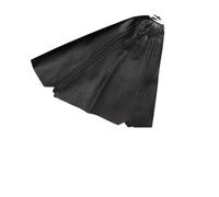 TPSOBRU Car Shift Knobs Multiple Styles 16mm Universal PU Leather Car Gear Shift Collars Auto Manual Stick Shifter Knob Boot Cover Gaiter Accessories(Black line)