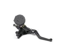 TPSOBRU Motorcycle Brake Levers 7/8" 22mm Motorcycle Brake Universal CNC Clutch Levers Master Cylinder Reservoir Set(Black Right)