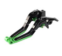 TPSOBRU Motorcycle Brake Levers for Kawasaki for Z900 2017-2026 Motorcycle Accessories Brake Clutch Lever Adjustable Folding Extendable(17-24 Green B)