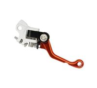 TPSOBRU Motorcycle Brake Levers for KAYO for BOSUER M2 M4 M5 M6 T4 T6 K6 CNC Modified 360 Degree Folding Anti-Drop Labor-Saving Clutch Brake Handle(B Orange)