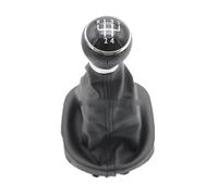 TPSOBRU Shift Gear Lever Knob for VW for Caddy 2011 2012 2013 2014 2015 5/6 Speed Gear Shift Stick Knob Leather Boot Car Gear Shift Cover(A 5 Speed)