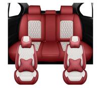 TPSOBRU Universal Seat Covers For Lexus CT200h ES300h GS IS250 NX300h UX Auto Gifts Interior Accessories Luxury Durable Universal Fit Cushion Car Seat Covers(Luxury-Red)