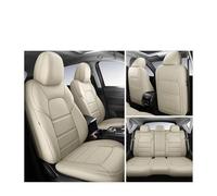 TPSOBRU Universal Seat Covers For Tesla For Model 3 Y For Highland 2023 2024 Luxury Auto Interior Accessories(5Pcs-Beige)