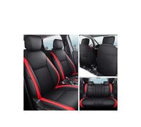 TPSOBRU Universal Seat Covers For VW For Tiguan For Passat B5 B6 B7 B8 For Polo 9N G3 G5 For Golf 8 7 6 5 4 For Bora For Jetta For Touareg Auto Accessories(Full Set-Black Red)