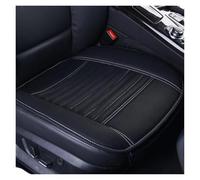 TPSOBRU Universal Seat Covers Four Season Car Seat Cover PU Leather Cushion Universal Breathable Seats Protector Pad Interior Accessories(Front White line 1pc)