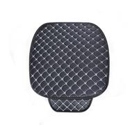 TPSOBRU Universal Seat Covers PU Leather Car Seat Cover Universal Cushion Auto Chair Protective Protector Pad With Storage Pocket(White Front 1pc)