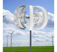 TPTAWF 1000W Vertical Wind Turbine Generator Kit - 12V/24V, 5 Blades with Controller, Efficient Renewable Energy for Home & Streetlights,220v