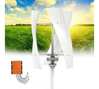 TPTAWF 12000W Vertical Axis Wind Turbine Generator Kit with Electromagnetic Controller, 3-Blade Power Generator,12v