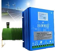 TPTAWF 12000W Wind Solar Hybrid Charge Controller, MPPT Off-Grid for Wind Turbine & Solar Panel, Efficient Wind Generator Charger,24v