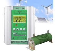 TPTAWF 3000W Off-Grid MPPT Solar Wind Turbine Charge Controller with Dump Load & LCD Display for Wind Generators & Solar Panels,48V