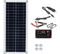 TPTAWF 3Pcs 1000W Solar Panel Kit, Solar Power Station Portable Generator Charger 18V with Controller Waterproof Solar Panel