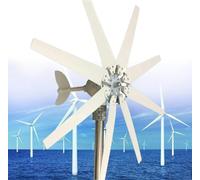 TPTAWF 5000W Vertical Wind Turbines Generator Kit Three-Phase with Controller, Suitable for Household And Industrial Energy Equipment,12v