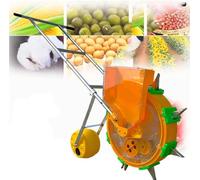 TPTAWF 7,Precision Manual Seeder, Garden Seeder with Wheels, Hand-Push Roller Seeder, Walk-Behind Broadcast Spreader for Corn