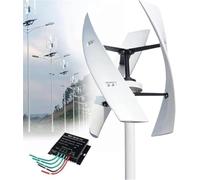 TPTAWF 8000W Vertical Axis Wind Turbine Generator, Magnetic Levitation Electric Power Generator with Controller, Efficient Renewable Energy,24V