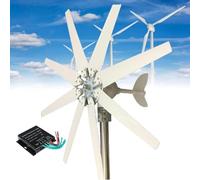 TPTAWF 8000W Wind Turbine Generator Kit for Charging Marine Garden Lamps 8 Blades with MPPT Controller for Terrace Marine,220v