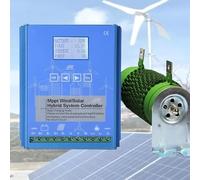 TPTAWF 9000W Wind & Solar Hybrid Charge Controller, Wind Turbine Regulator, Solar & Wind Energy Management for Battery Charging,48V