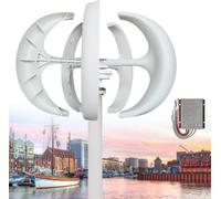 TPTAWF 9000W Wind Turbine Generator Kit with 5 Blades, 12V-220V, Perfect for Home & Street Lighting, Complete Renewable Energy Solution,220v