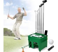 TPTAWF Automatic Golfs Ball Dispenser, Electric Induction Ball Machine, with 6 Stands, Dual Mode Ball Delivery, Adjustable Stand Height