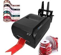 TPTAWF DIY Ribbon Printer, Supports 50+ Languages, Print Simple Plain Text, Patterns, Logos, Single Row, 200 DPI Thermal Transfer Label Maker