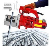 TPTAWF Electric Hydraulic Rebar Cutter, 1250W 110V, Cutting Up To 3/4 Inch #6 4-20Mm Rebar, Steel, with Blades, Cutting Speed 3S