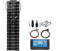 TPTAWF Flexible Solar Panel 200W 400W 800W 12V Monocrystalline Semi-Flexible Solar Panel for Motorhome,Boats,Roofs,Sailing,Balcony
