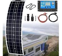 TPTAWF Flexible Solar Panel 200W 400W 800W Bendable Solar Panels Mono Cell, Lightweight & Urtra-Thin for RV, Camping, Boat, Balcony, Roof