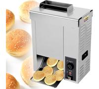 TPTAWF Toaster Burger Maker/2000W Commercial Vertical Chain Toaster/Automatic Browning Machine, 50-300 °C Adjustable, for Burger Buns