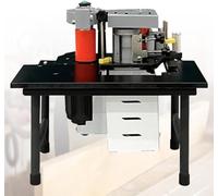 TPTAWF Woodworking Edge Banding Machine, Edge Bander Double Sided Glue Woodworking PVC Edge Banding Machine 7-60Mm Height