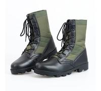 TPTOP Men's Tactical Military Boots Commando Outdoor Army Combat Boots Work Shoes High Top Lace-up Sneakers Waterproof and Breathable,A-40EU